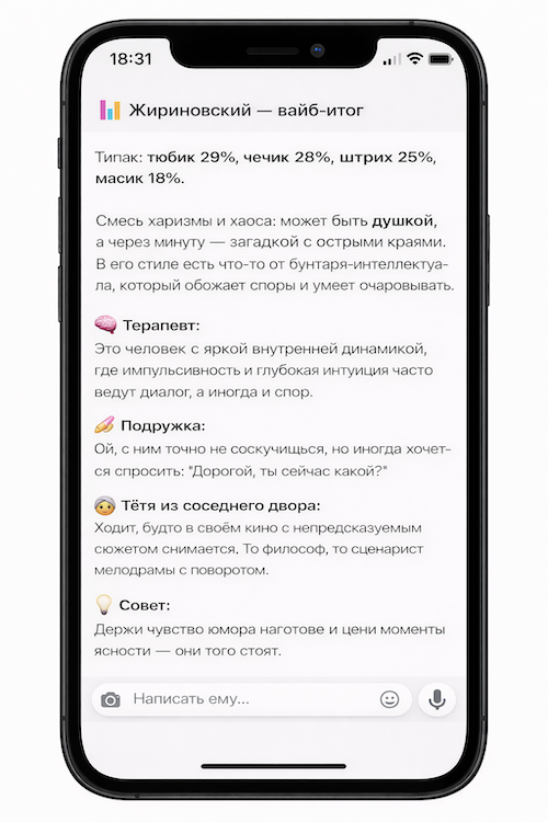 Жириновский — вайб-итог